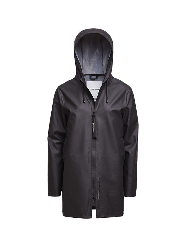 Stutterheim Black Lightweight Stockholm Raincoat