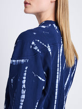 Proenza Schouler White Label | Blake Sweatshirt in Stripe Tye Dye