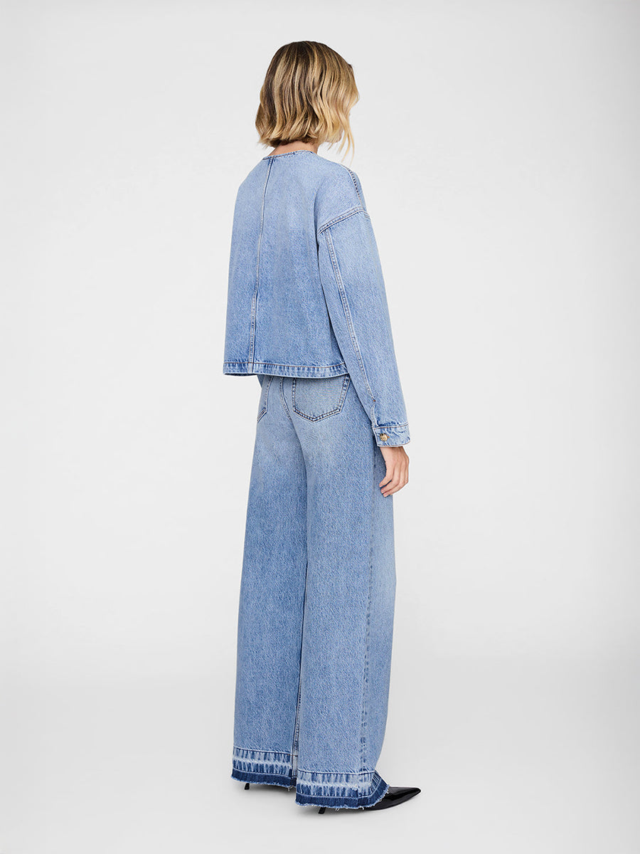 Anine Bing Blanche Jacket in Caspian Blue
