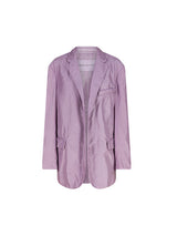Dries Van Noten Blurs Silk Jacket in Lilac