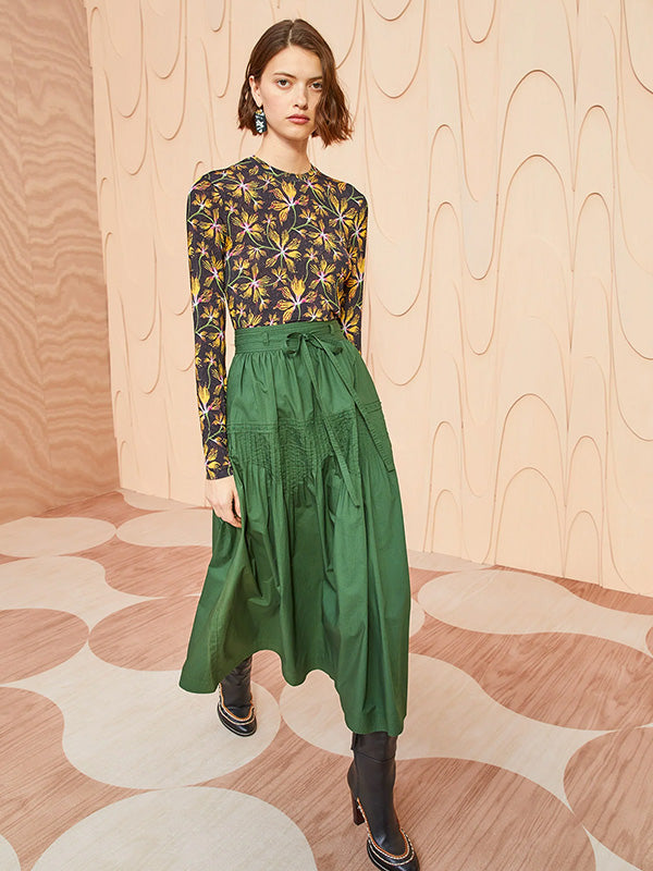 Ulla Johnson Blythe Skirt in Juniper
