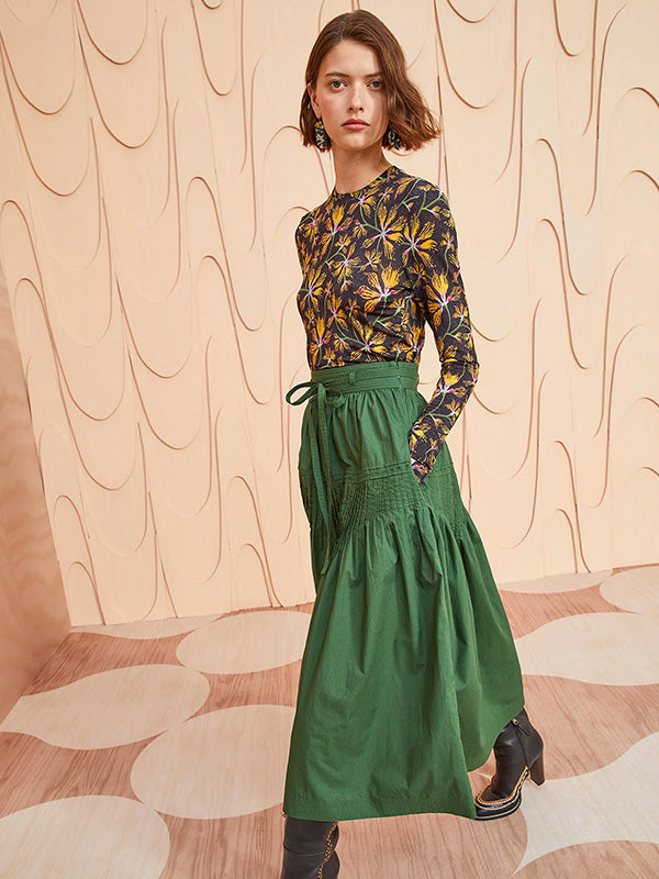 Ulla Johnson Blythe Skirt in Juniper