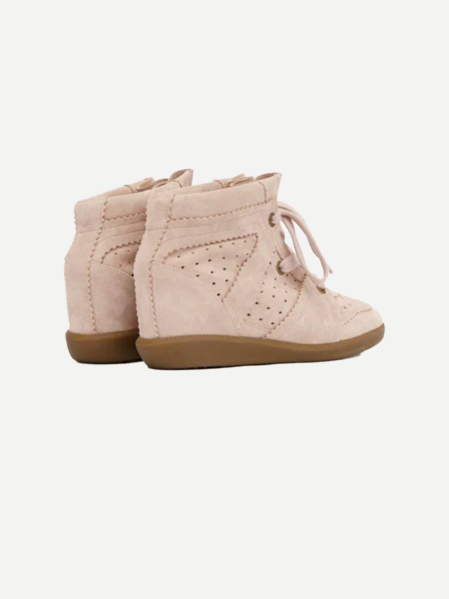 Isabel Marant Bobby Sneakers in Pale Pink