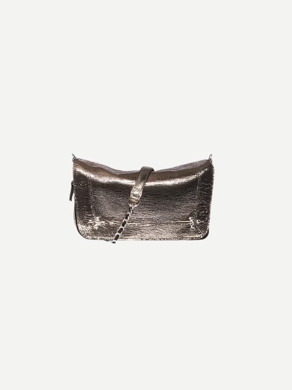 Jerome Dreyfuss | Bobi Small Bag in Lame Champagne