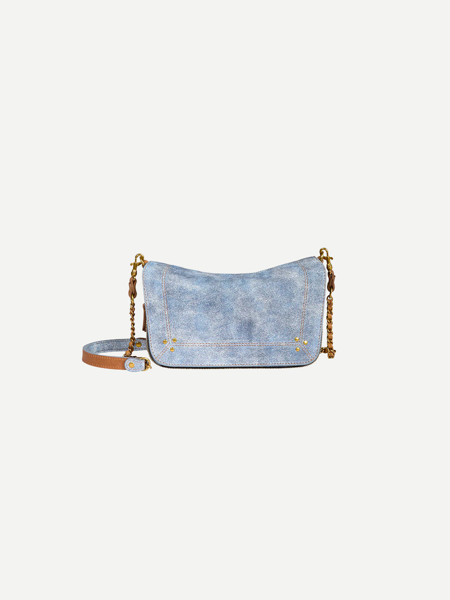 Jerome Dreyfuss Bobi Small Bag in Washed Jean's