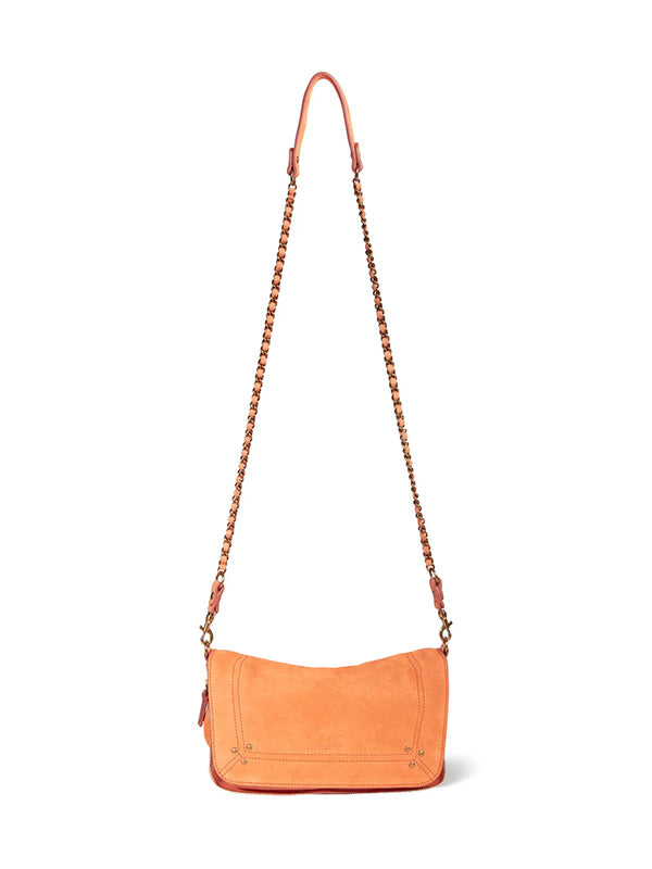 Jerome Dreyfuss Bobi Small in Corail Split Suede