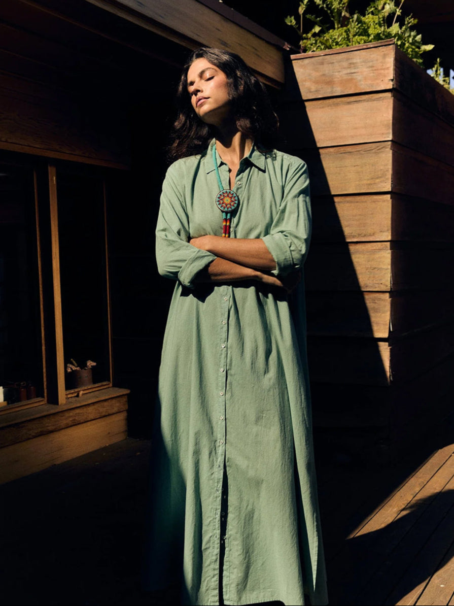Xirena Boden Dress in Sage Leaf