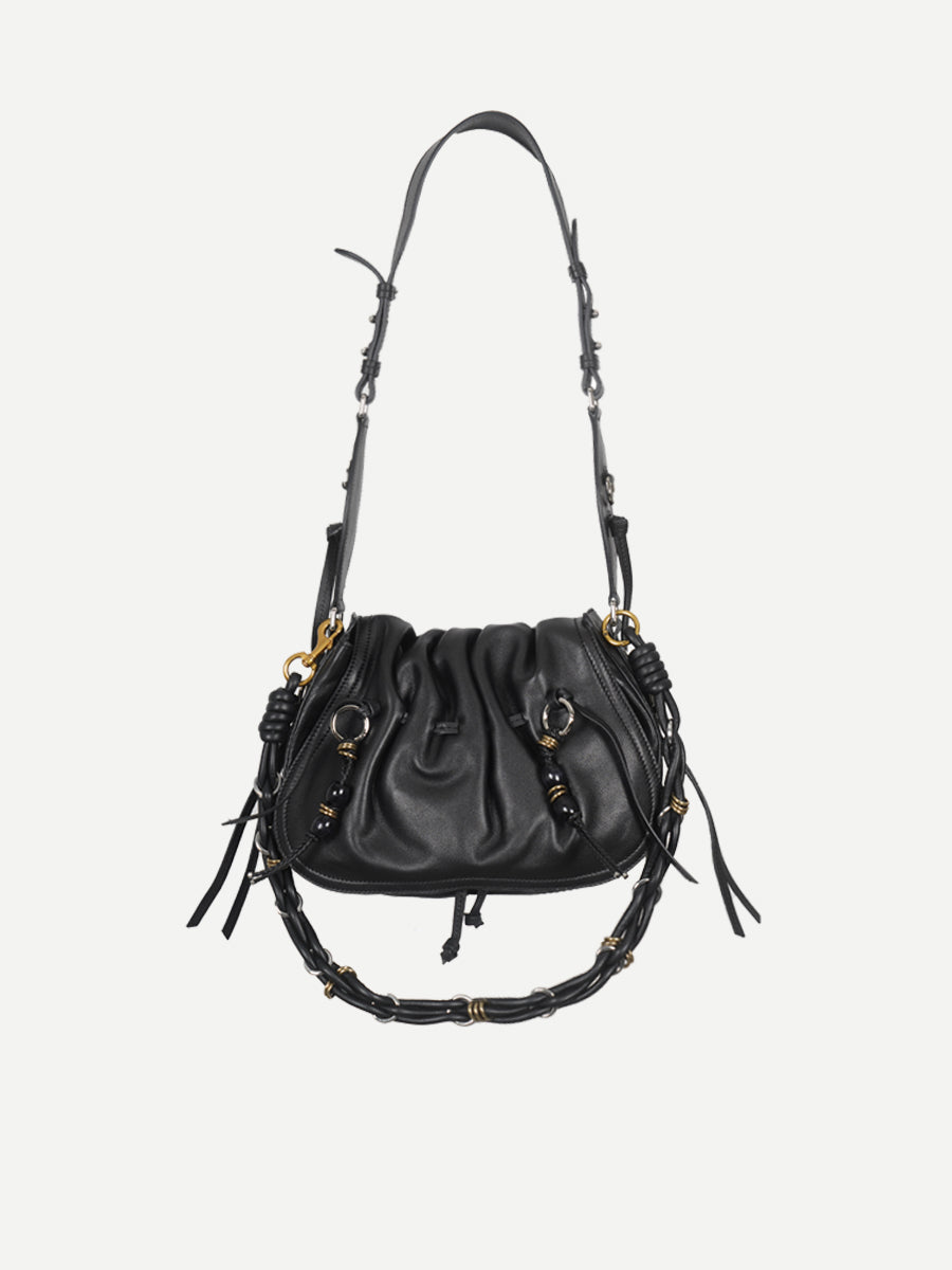 Isabel Marant Bolton Shoulder Bag in Black/Silver