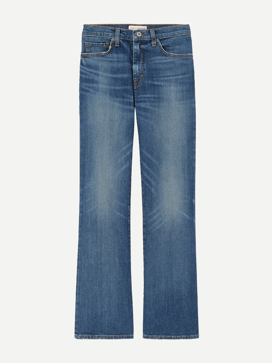 Nili Lotan Boot Cut Jean in Classic Wash