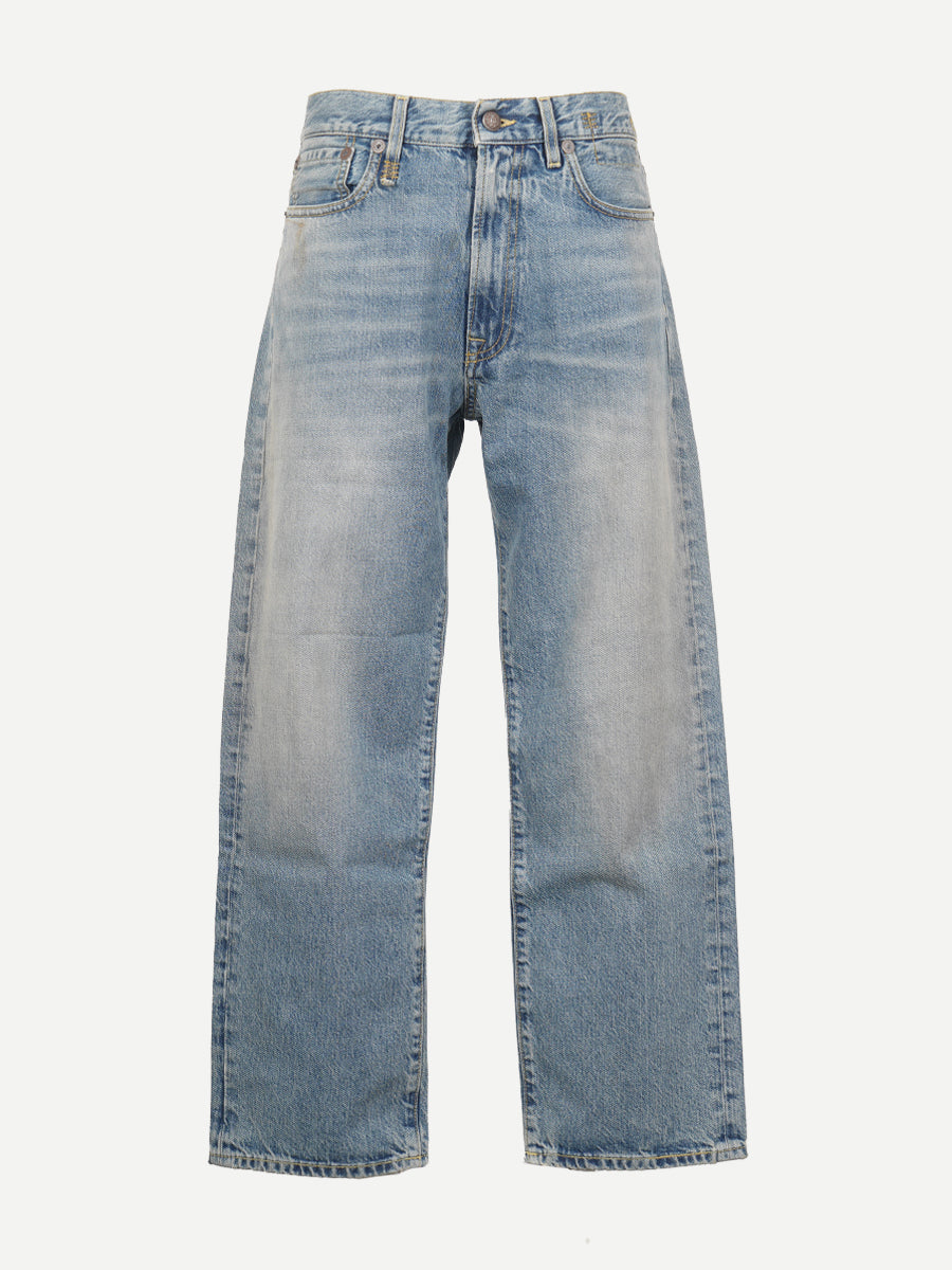 R13 Boyfriend Jean in Veiled Blue