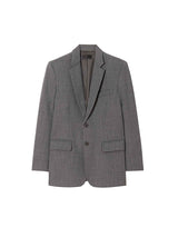 Nili Lotan Boyfriend Jacket in Heather Grey