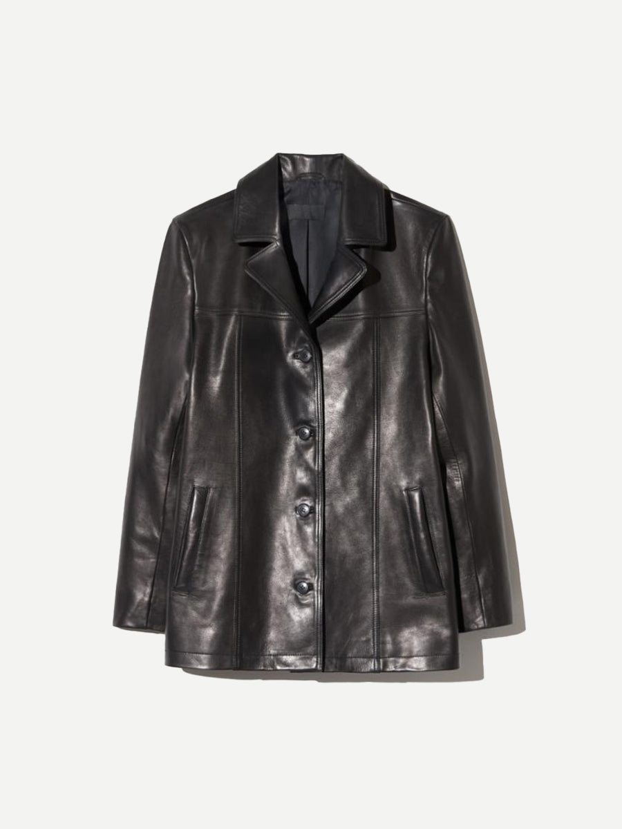 Nili Lotan Brett Leather Jacket in Black | Shop Now at Adam Heath In Store and Online, Western Australia