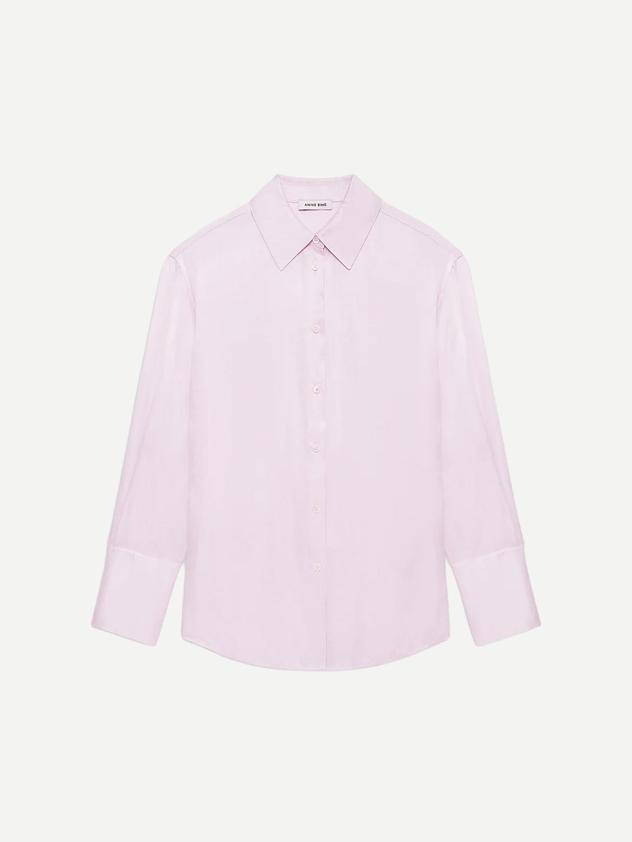 Anine Bing Bridget Shirt in Powder Pink