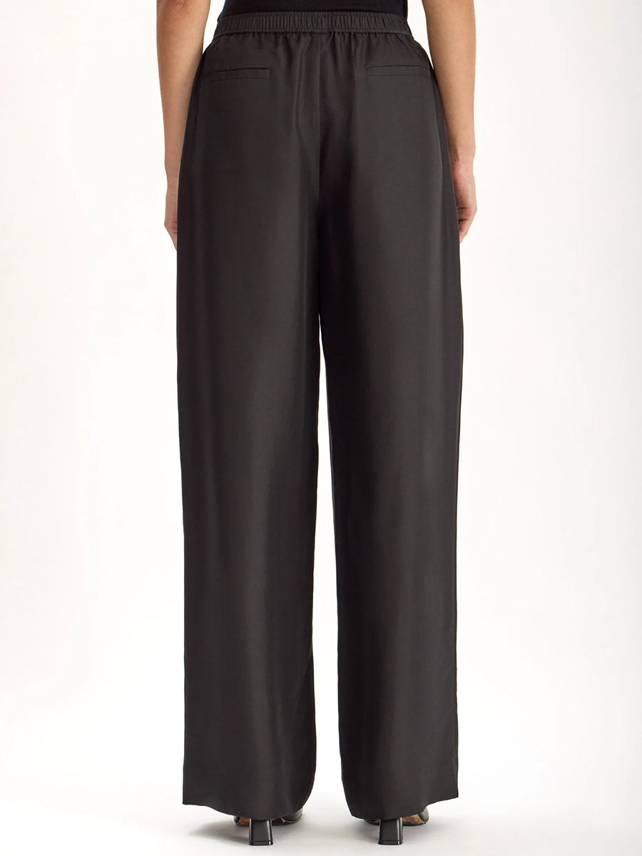 Brig Silk Pant in Black