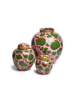 La DoubleJ Bubble Vase in Wildbird Rosa/Verde