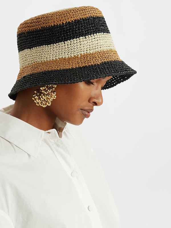 La DoubleJ | Bucket Hat in Raffia