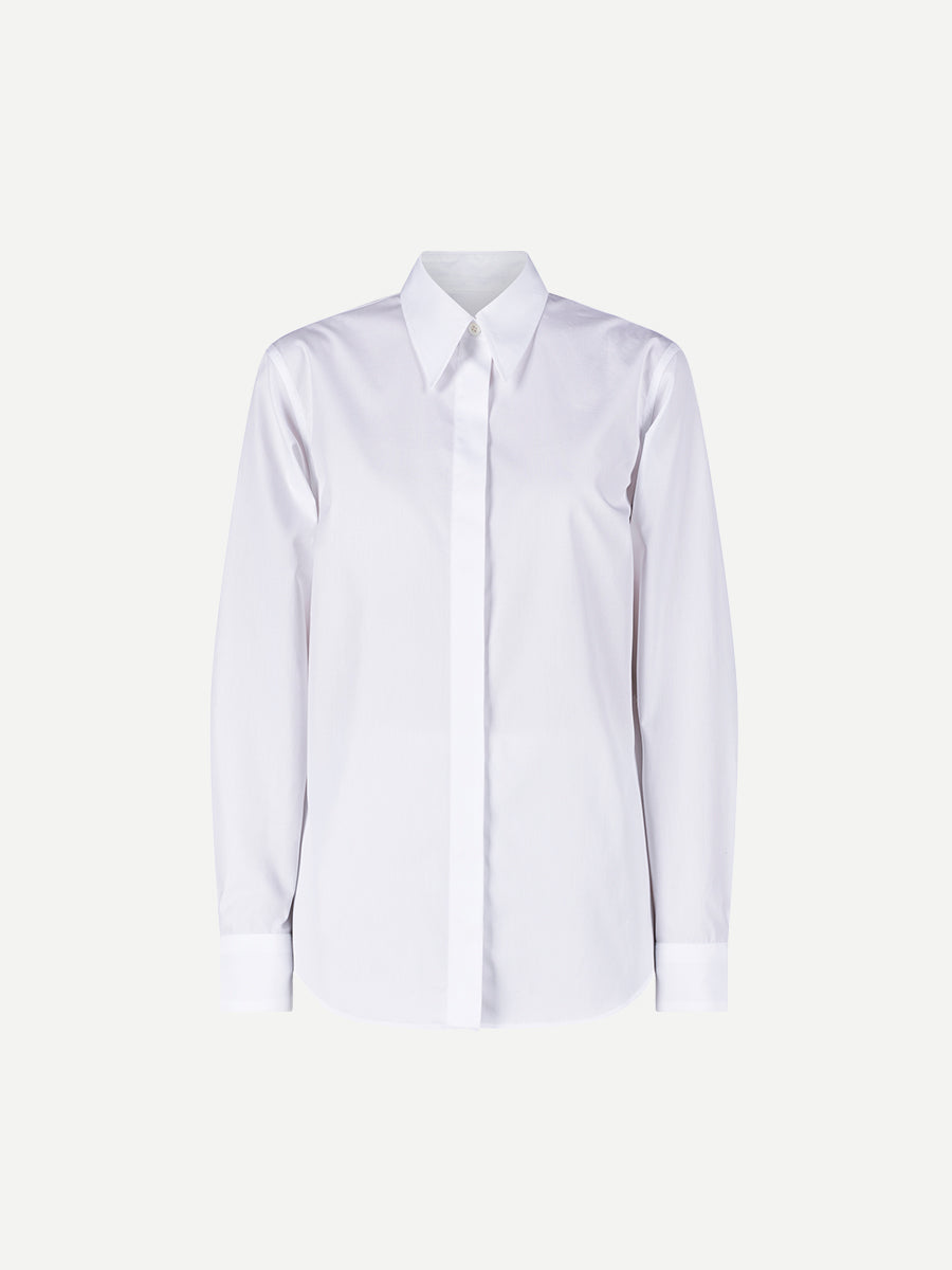 Dries Van Noten Chowy Shirt in White