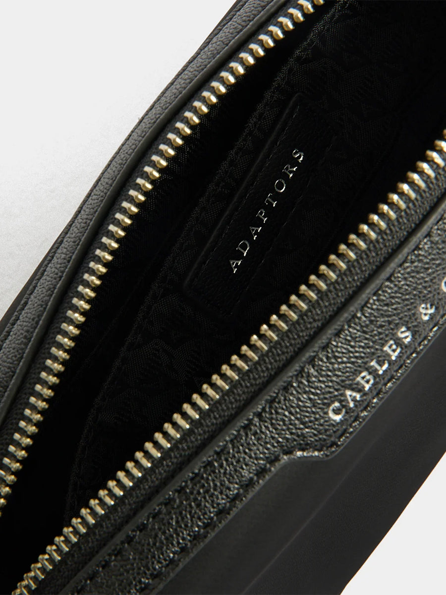 Anya Hindmarch Cables & Chargers in Plain Black Nylon