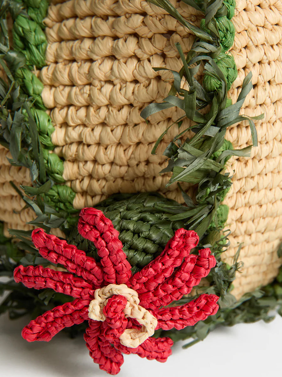 Anya Hindmarch Cactus Crossbody in Natural Raffia