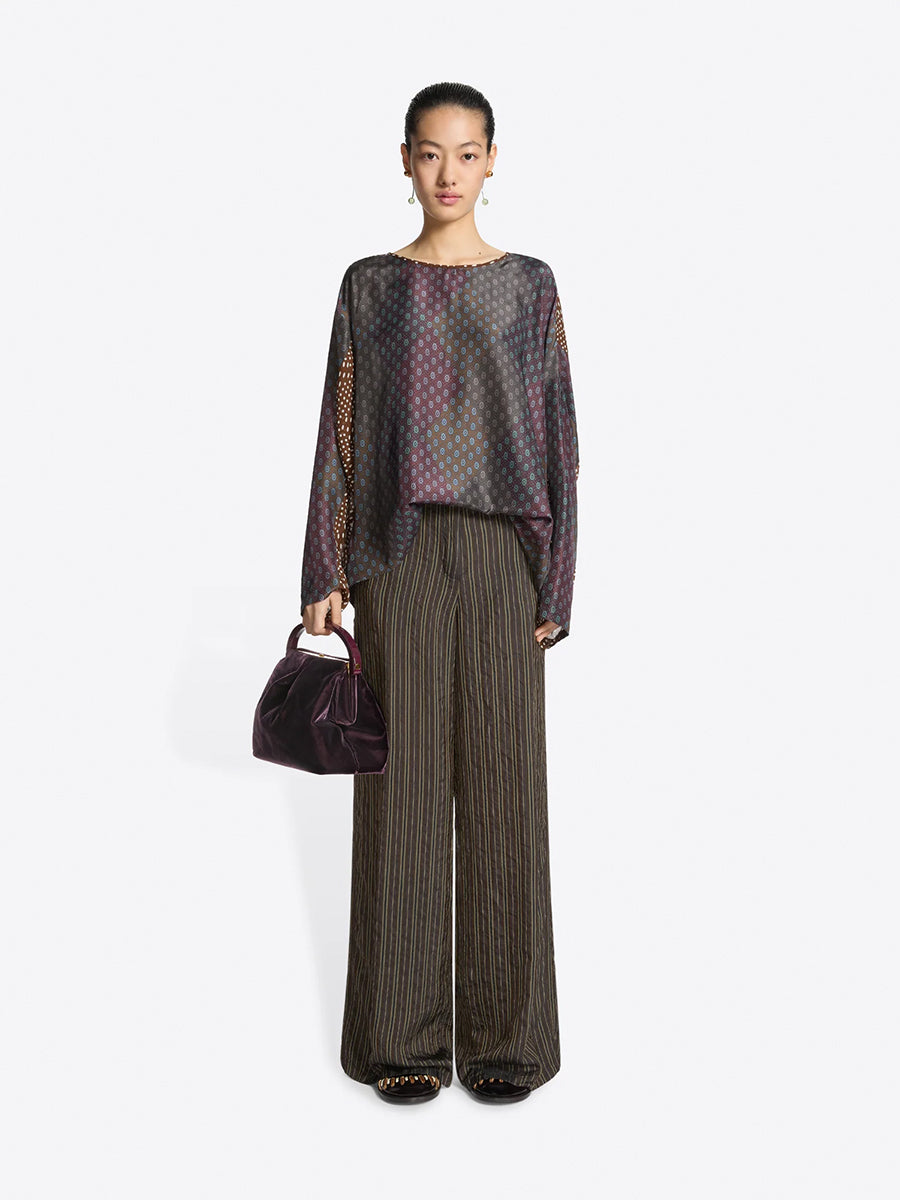 Dries Van Noten Caias Shirt in Burgundy