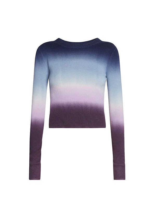 Altuzarra Camarina Sweater in Aubergine Dip Dye