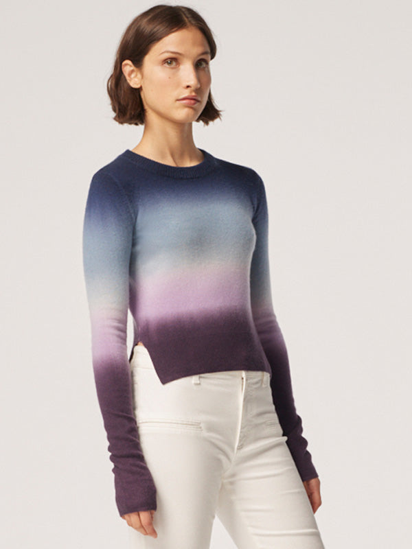 Altuzarra Camarina Sweater in Aubergine Dip Dye