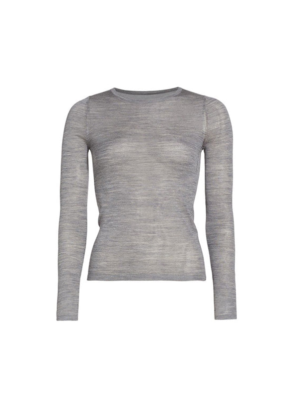 Nili Lotan Candice Sweater in Grey Melange