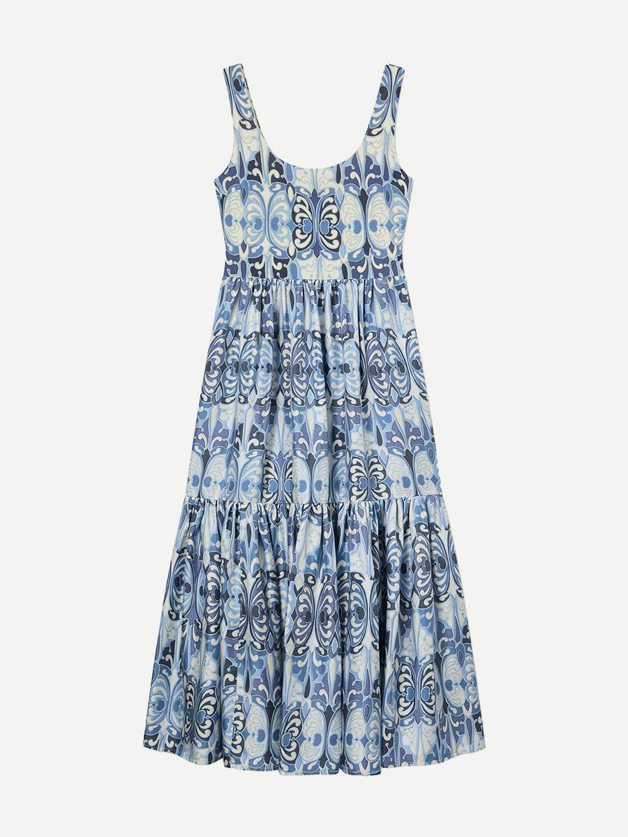 Capri Dress in Cocoon Blue
