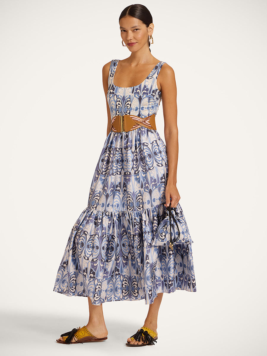 Capri Dress in Cocoon Blue