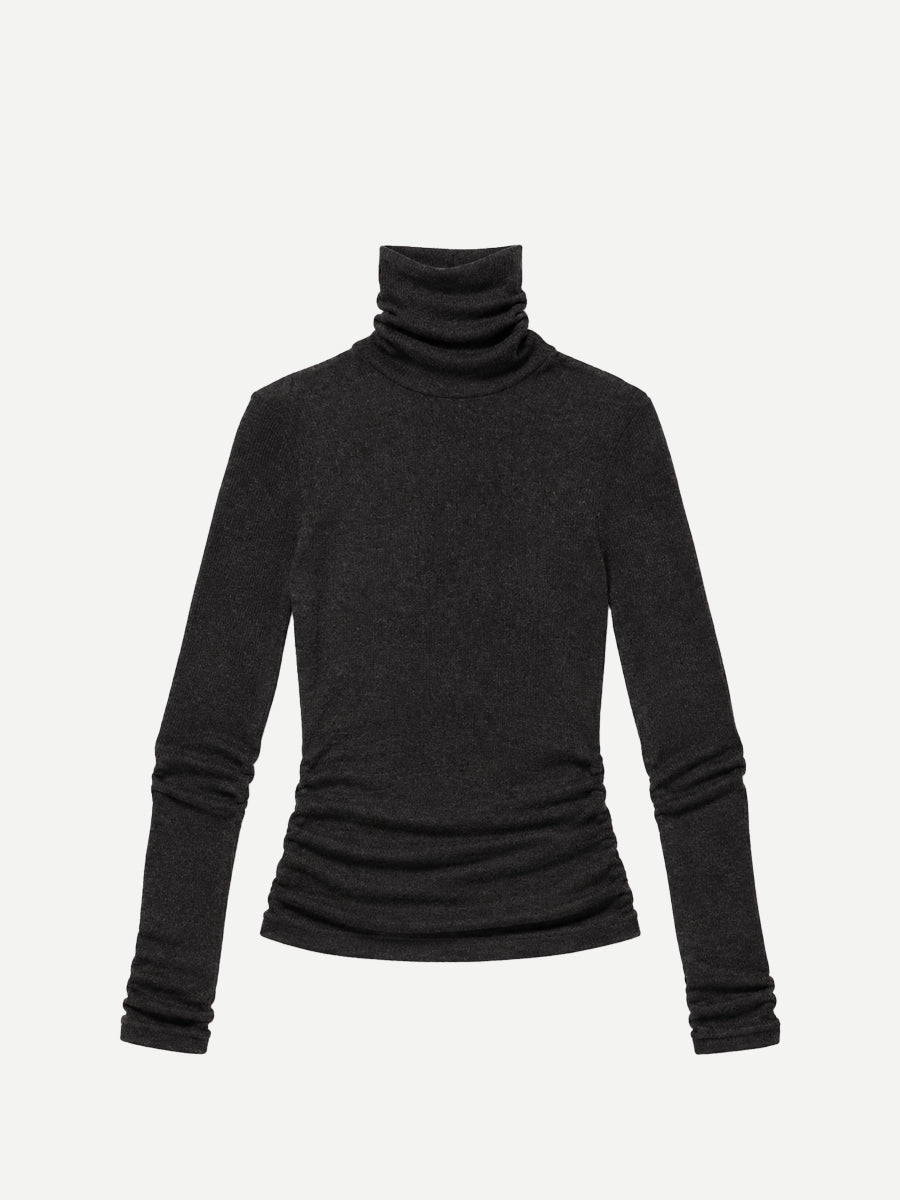 Caradene Turtleneck in Heather Charcoal