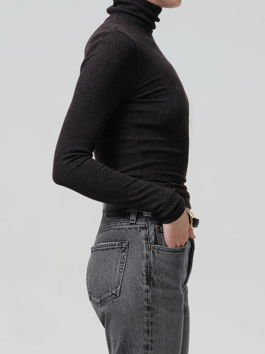 Caradene Turtleneck in Heather Charcoal