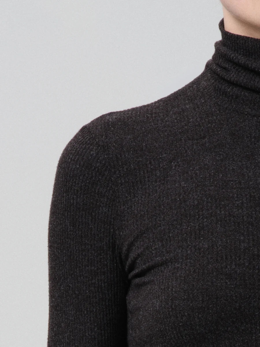 Caradene Turtleneck in Heather Charcoal