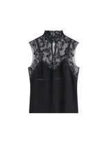 Dries Van Noten Carasi Emb 7349 Top in Black