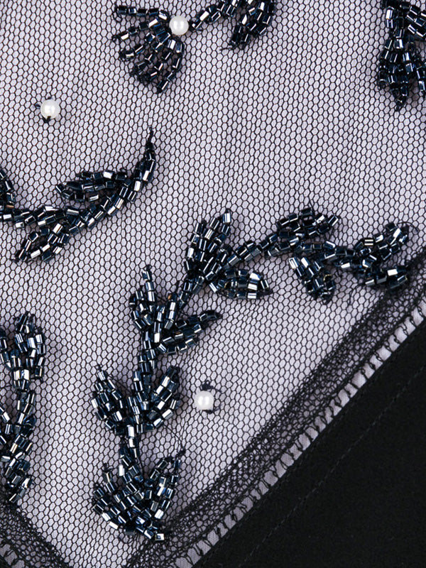 Dries Van Noten Carasi Emb 7349 Top in Black