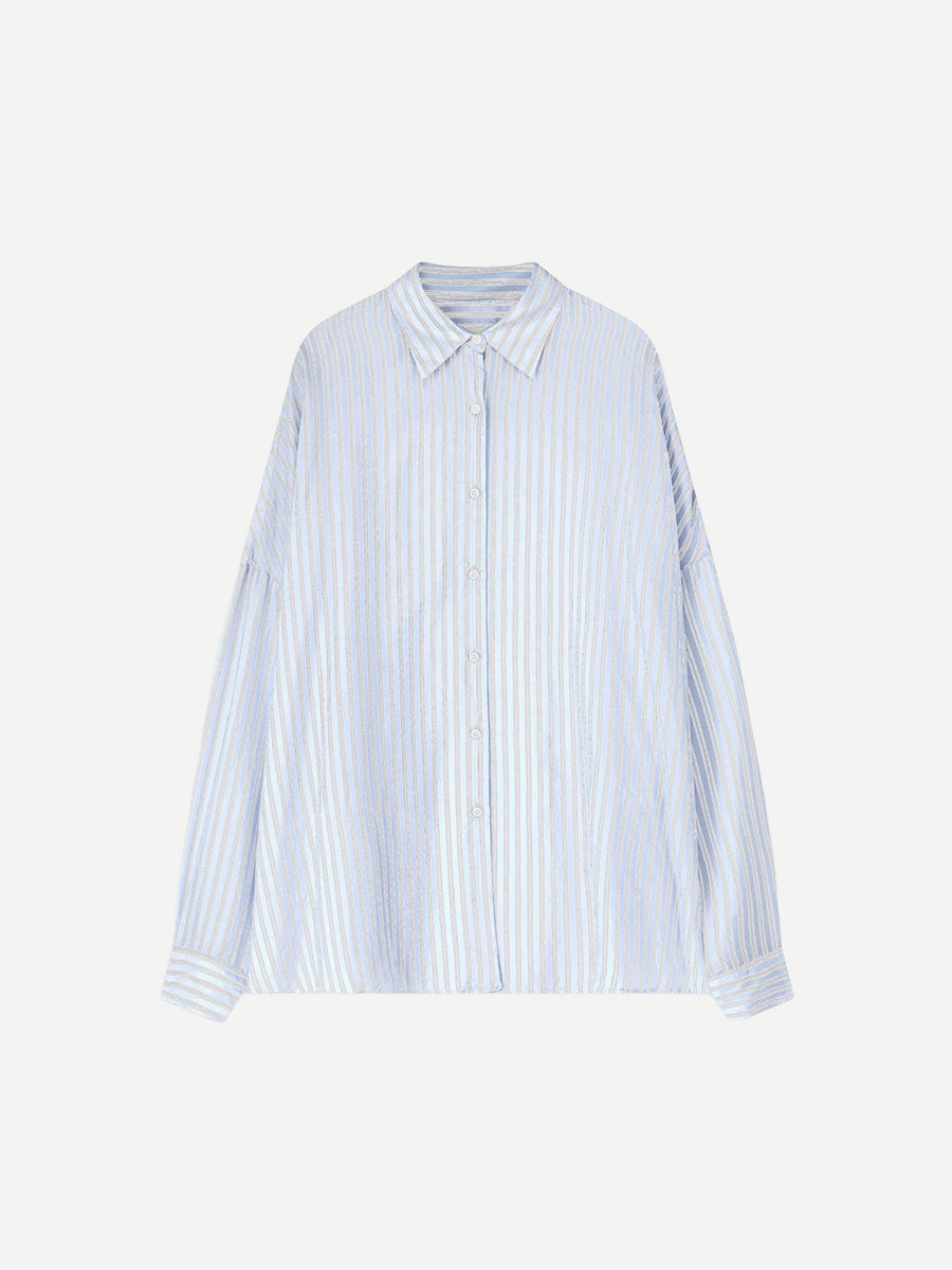 Dries Van Noten Casia Shirt in Light Blue