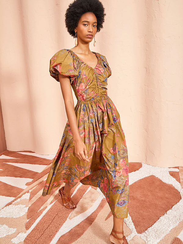 Ulla Johnson Cecile Dress in Bamboo
