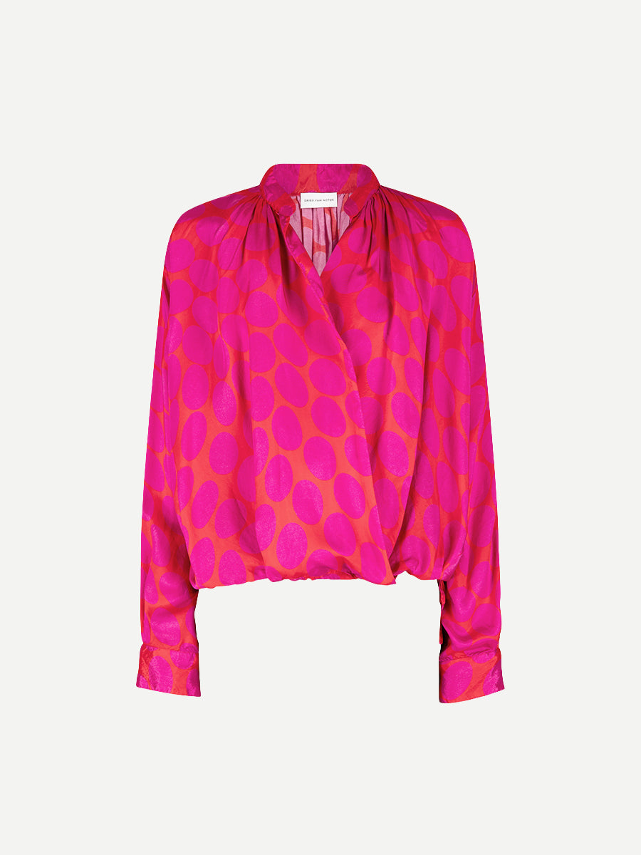 Dries Van Noten Cenver Shirt in Fuchsia