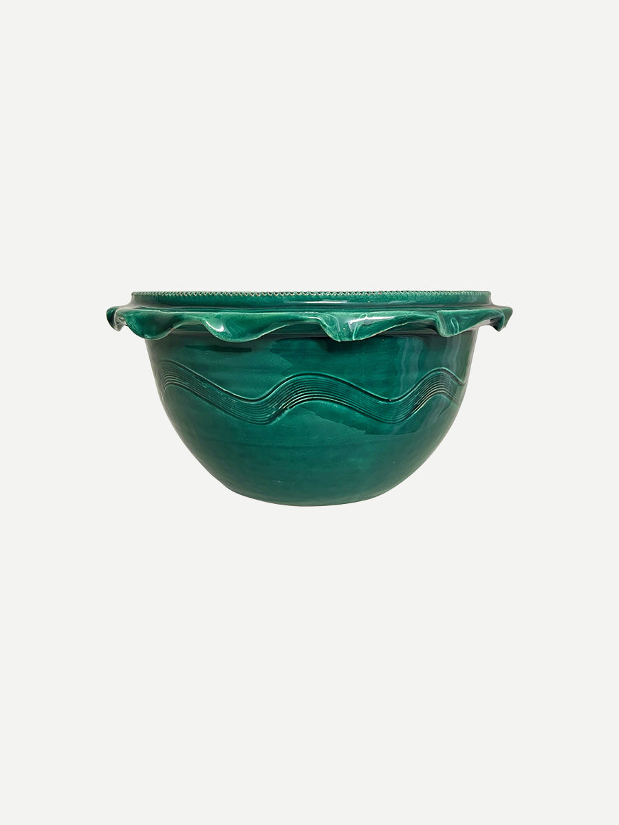 Ceremonies Ceramic Serving Bowl in Sea Green