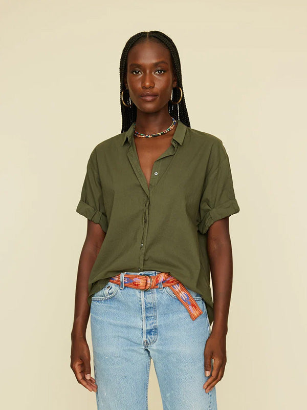 Xirena Channing Shirt in Ash Green