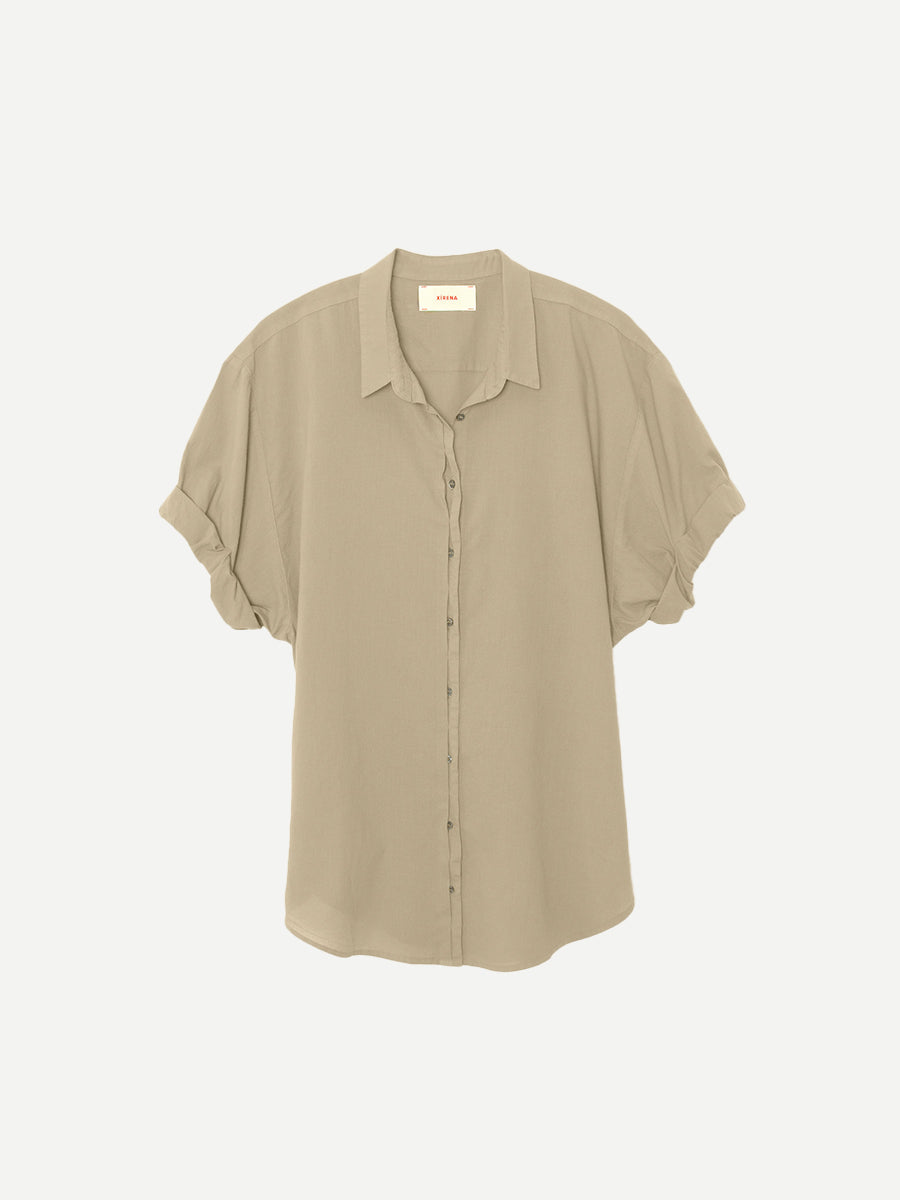 Xirena | Channing Shirt in Dark Seagrass