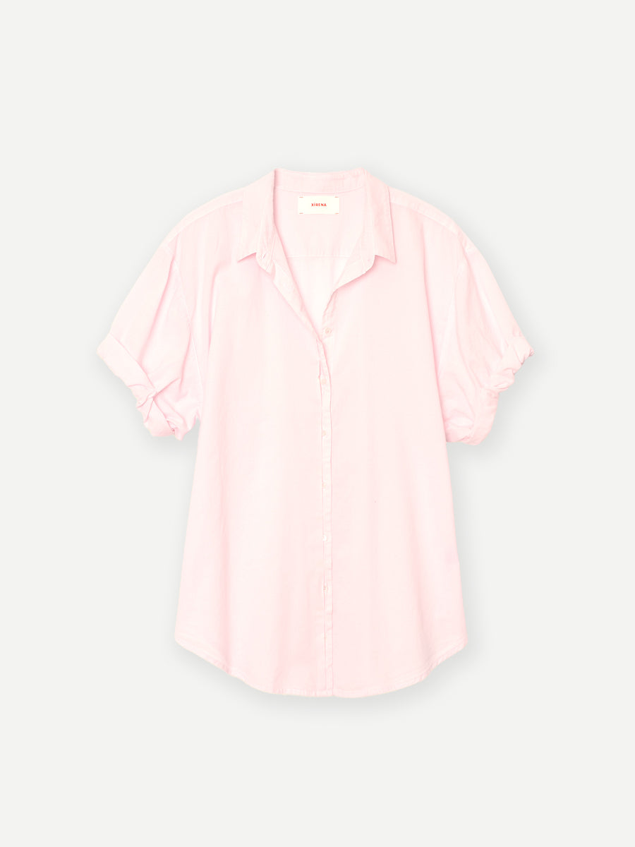 Xirena Channing Shirt in Pale Rose