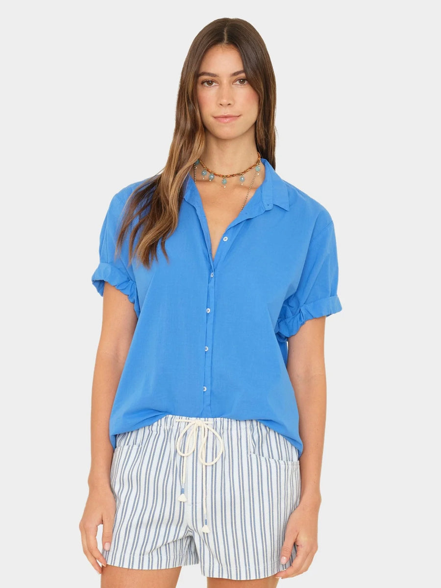 Channing Shirt in Capri Blue