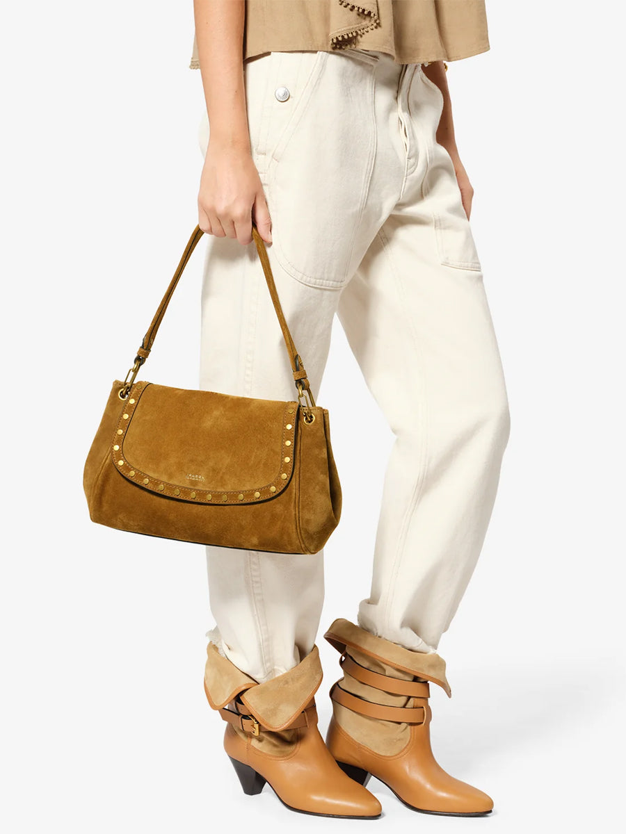 Chany M Shoulder Bag in Cognac