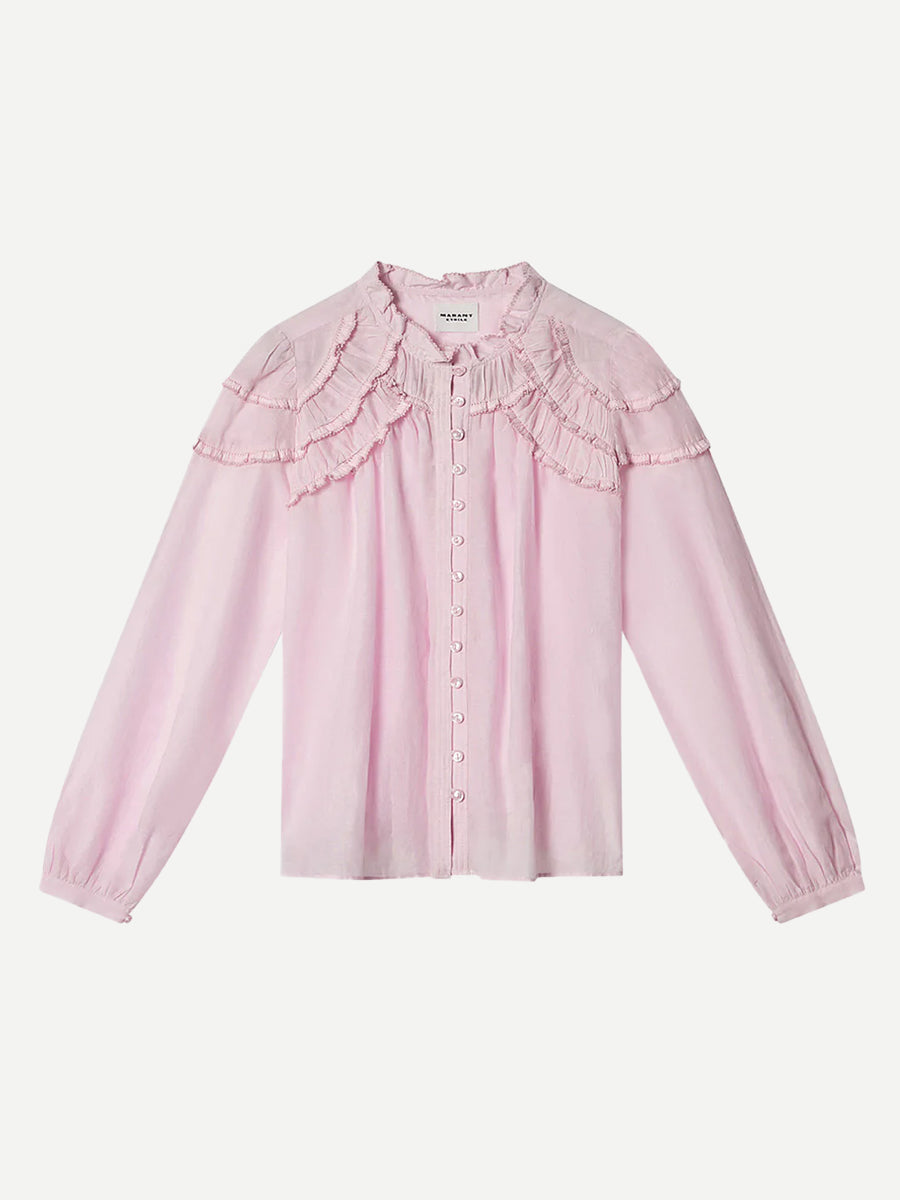 Isabel Marant Christa Top in Light Pink