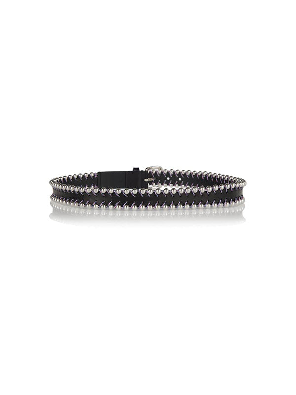 Isabel Marant Civan Belt in Black/Silver