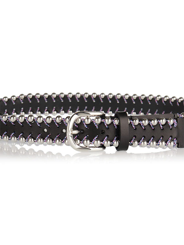 Isabel Marant Civan Belt in Black/Silver
