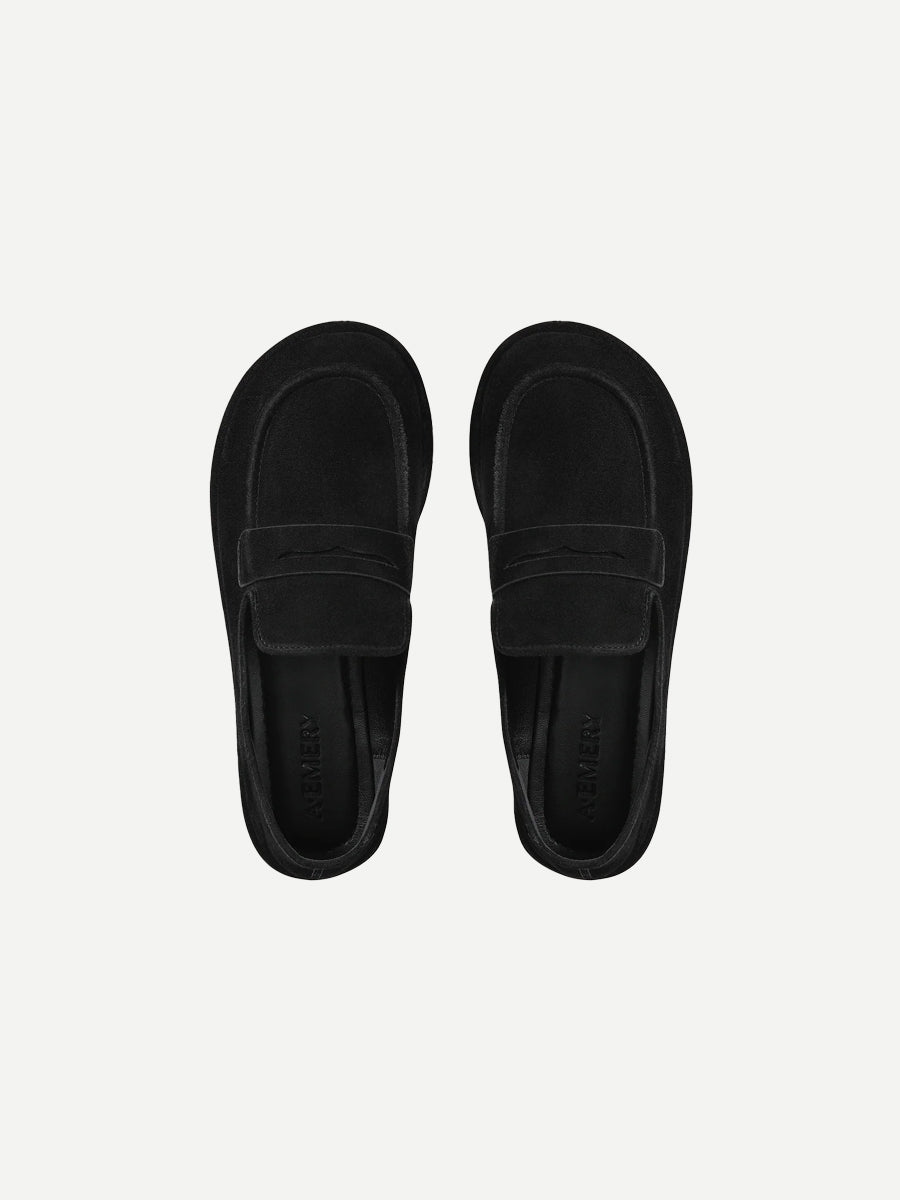 Clarence Loafer in Black Suede