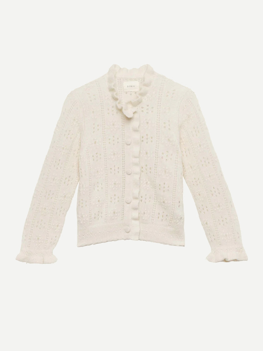 Doen Claudie Cardigan in Ivory