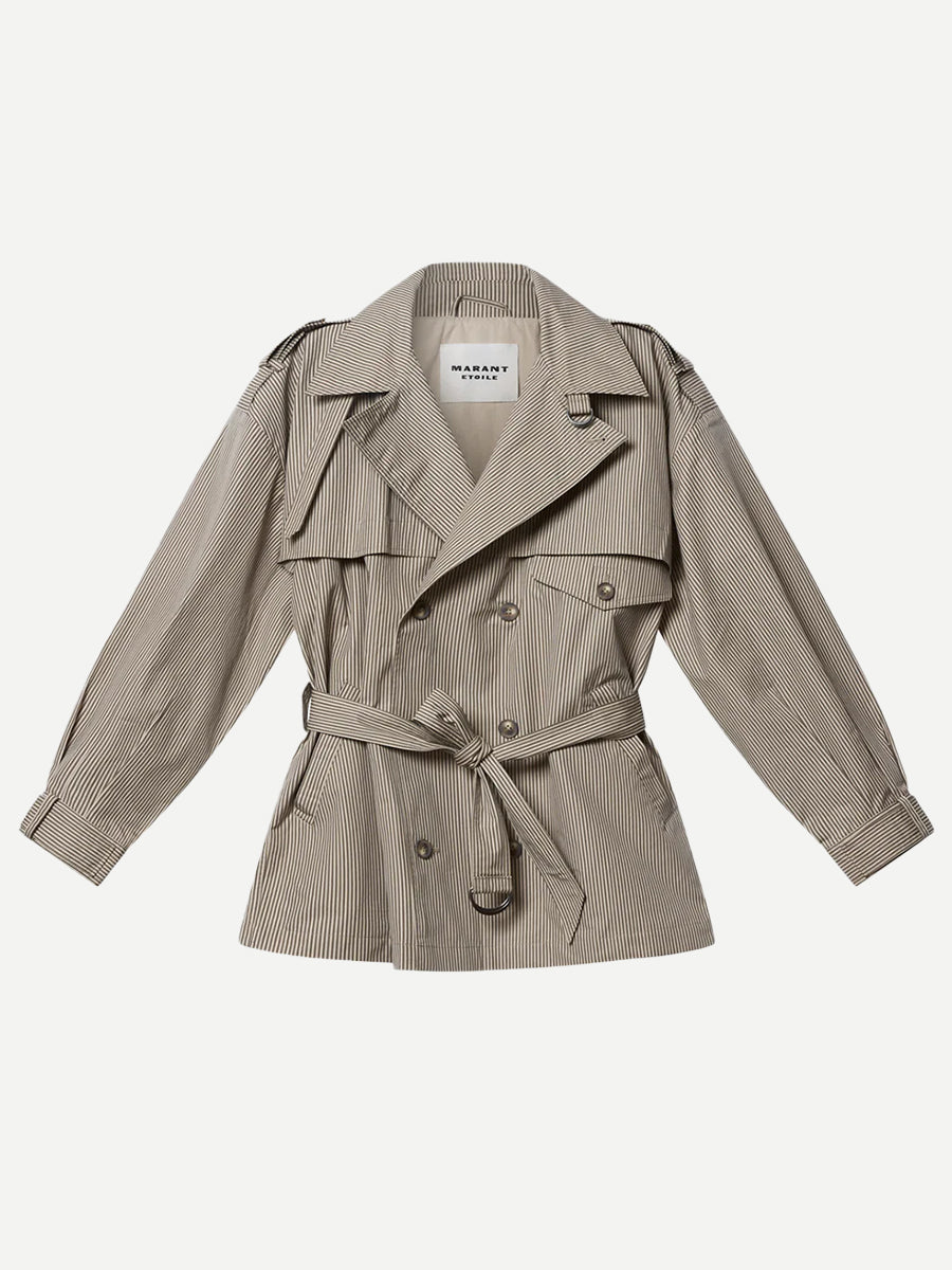 Isabel Marant Claya Jacket in Beige/Khaki