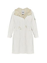 Yves Salomon Coat Waterproof in Latte/Cream